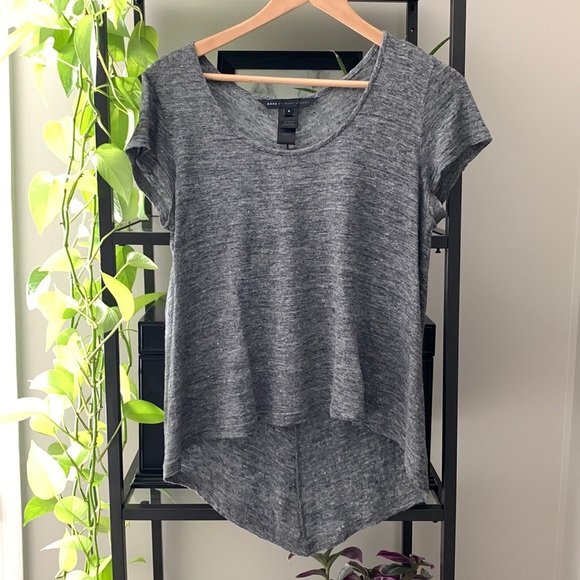 🩶Marc By Marc Jacobs Grey High-Low TShirt - Picture 1 of 5